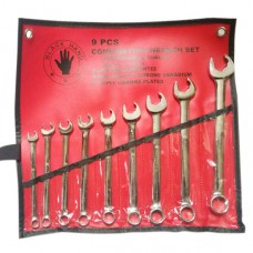 Black Hand Rapid Combination Wrench Set - 9pcs/Set - 8-19 mm